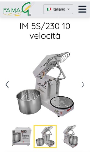 Impastatrice spirale kg - impastatrice,